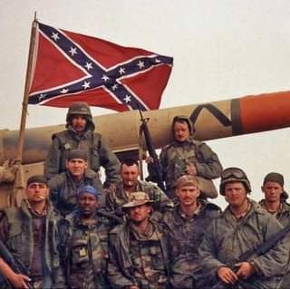 Defending the Confederate flag